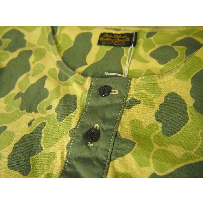 BuzzRickson's/バズリクソンズ S/S Tシャツ　ビンテージ　スラブ　ヘンリーネックTシャツ　「フロッグスキンパターン」2カラー　 Mサイズ | BUZZ RICKSON'S | 03
