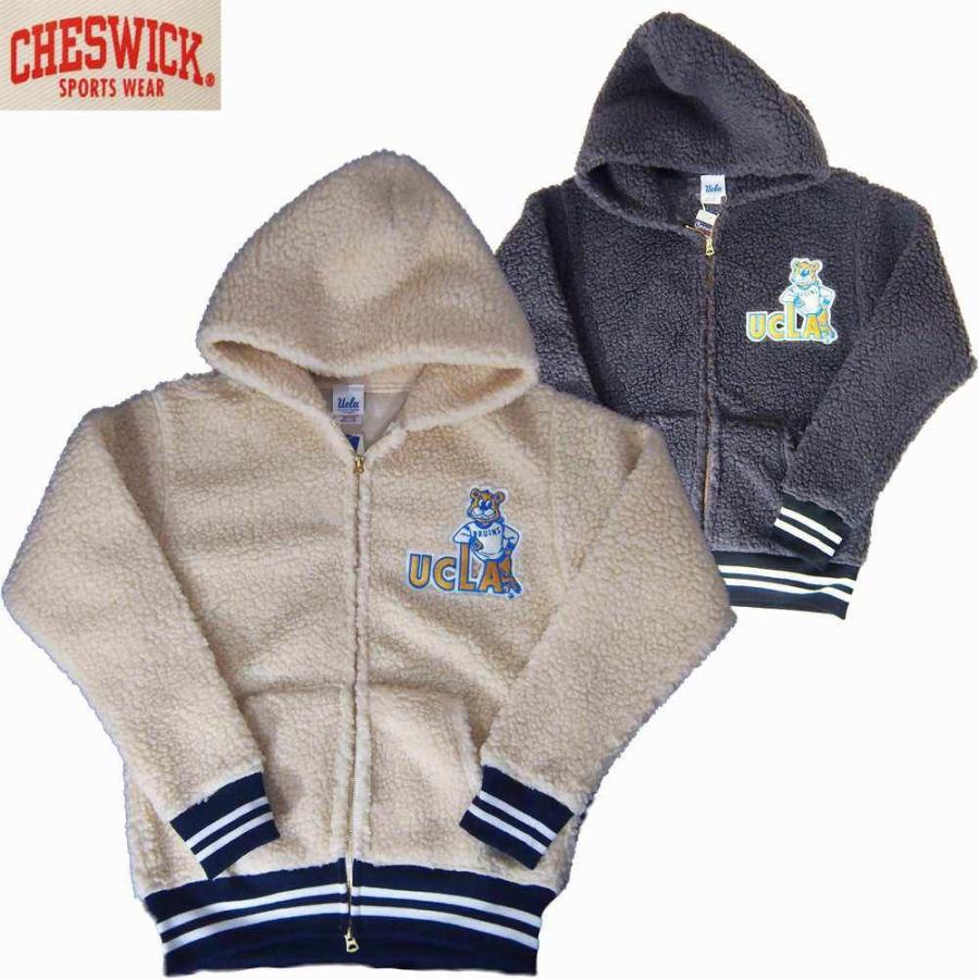 CHESWICK/チェスウィック　メイドインUSA　ボアフリースZIPパーカ「UCLA」　 Mサイズ　2カラー | CHESWICK