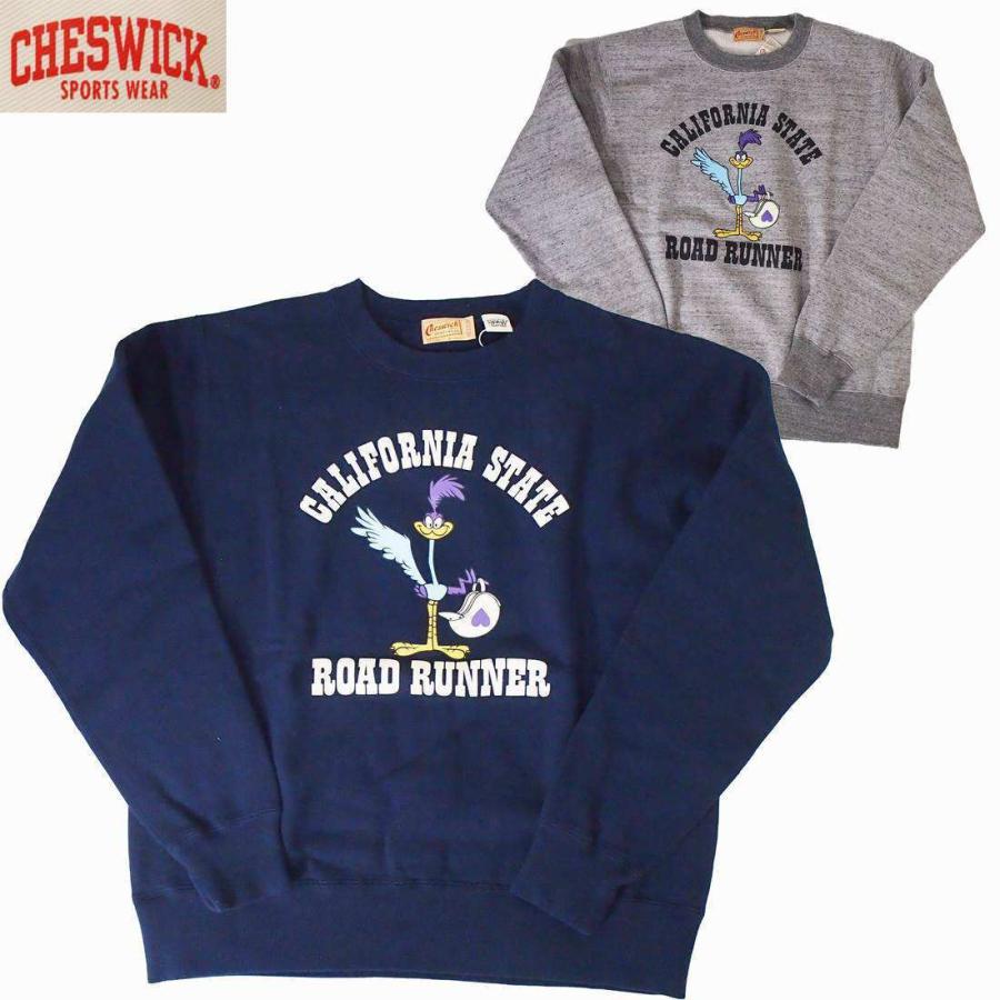 CHESWICK/チェスウィック  ロードランナー　ラグランクルースウェット「CALIFORNIA STATE」 Mサイズ　2カラー | CHESWICK