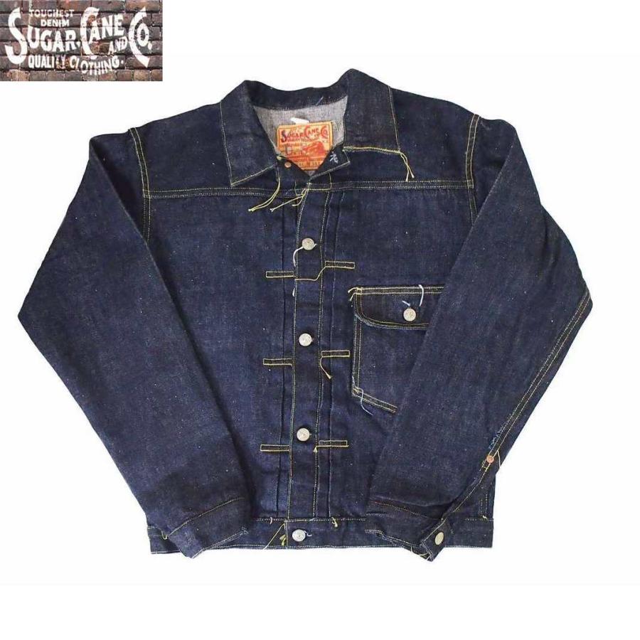 SUGAR CANE/シュガーケーン 13oz WW2 DENIM BLOUSE　1946MODEL  38インチ　ブルー【送料無料】 | SUGAR CANE