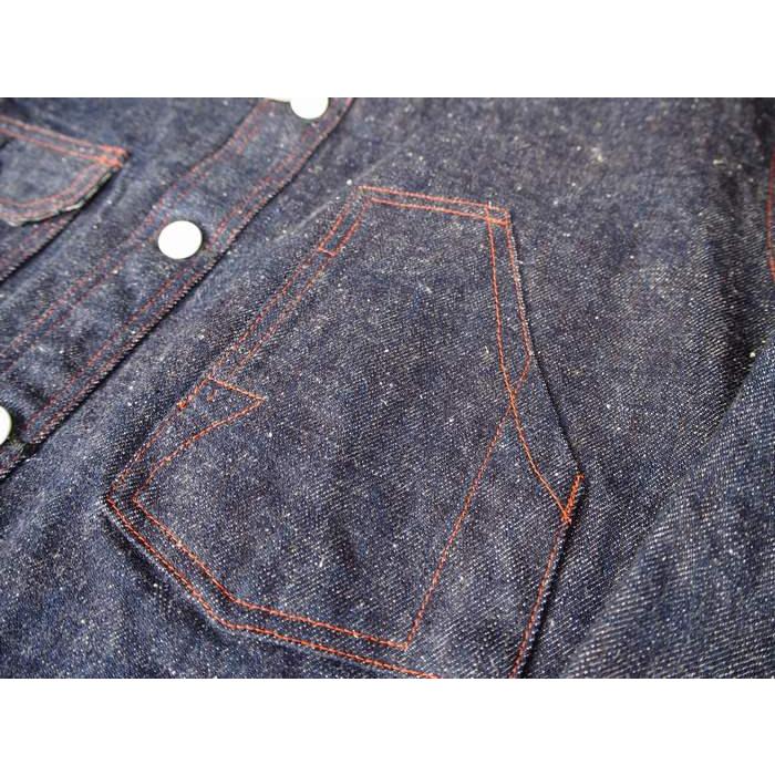 SUGAR CANE/シュガーケーン　13oz AWA-AI DENIM JACKET 38インチ　送料無料 | SUGAR CANE | 04