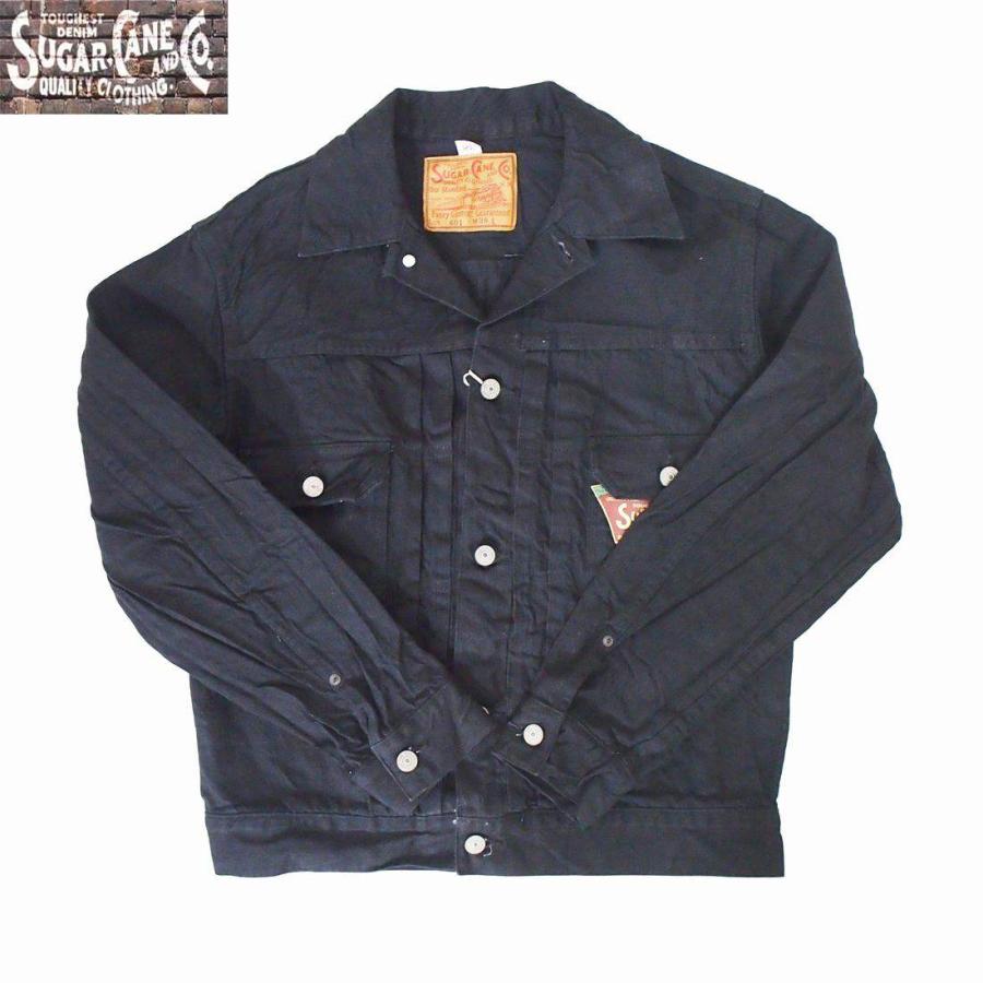 SUGAR CANE CANE/シュガーケーン 13oz BLACK DENIM JACKET