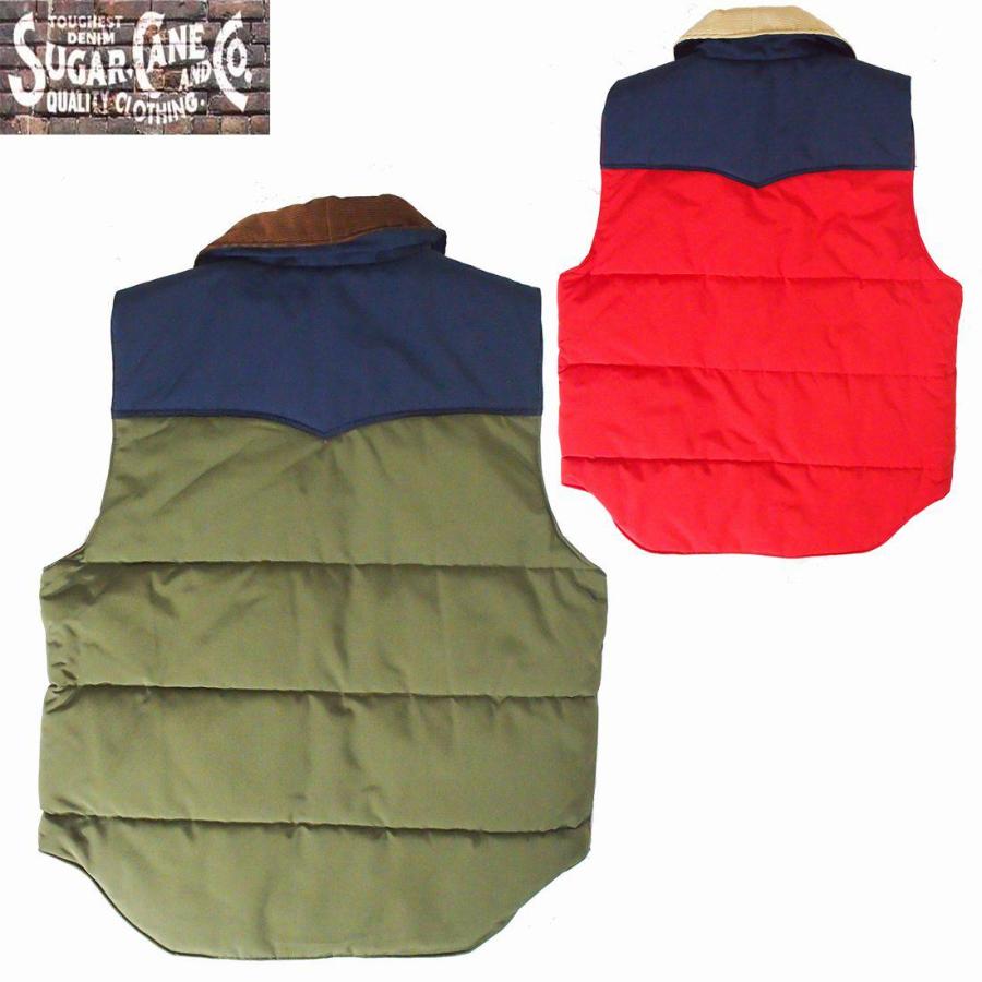 新品未使用シュガーケーンsugarcaneパディングベスト サイズM sugarcane-sc12343_1.jpg