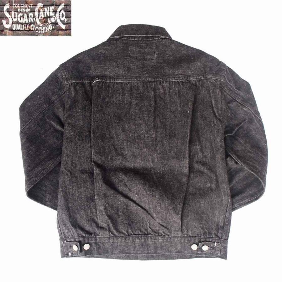 SUGAR CANE/シュガーケーン　 14.25oz BLACK DENIM JACKET　1953MODEL 38インチ　送料無料 | SUGAR CANE | 01