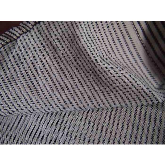 SUGAR CANE/シュガーケーン ヒッコリーストライプL/Sワークシャツ　ネイビー  　 Mサイズ | SUGAR CANE | 03