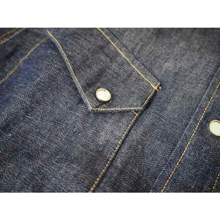 SUGAR CANE/シュガーケーン 　ブルーデニム　L/Sウェスタンシャツ　ネイビー  　 Mサイズ　 | SUGAR CANE | 03