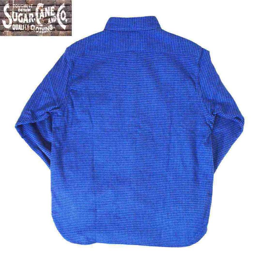 SUGAR CANE CANE/シュガーケーン ツイル チェック L/S ワークシャツ M