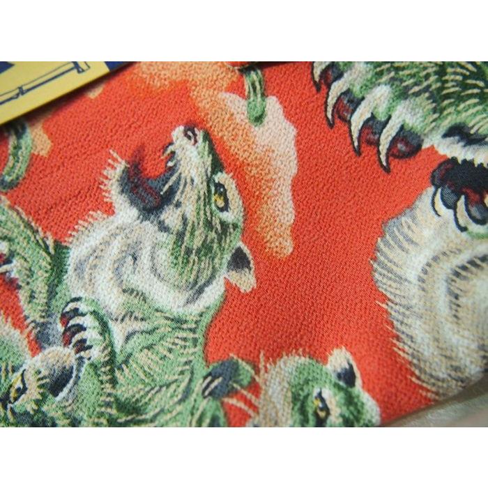 SUN SURF/サンサーフ 　ハワイアンシャツ「ONE HUNDRED TIGER」レッド　Mサイズ　 送料無料 | SUN SURF | 03