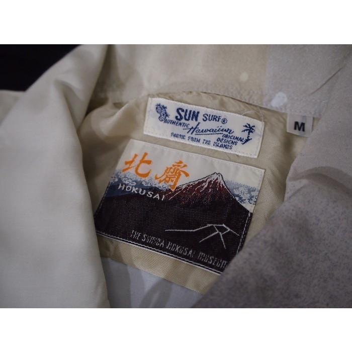 SUN SURF/サンサーフ 　ハワイアンシャツ「神奈川沖波裏」オフホワイト　スペシャルエディション　Mサイズ　 送料無料 | SUN SURF | 03
