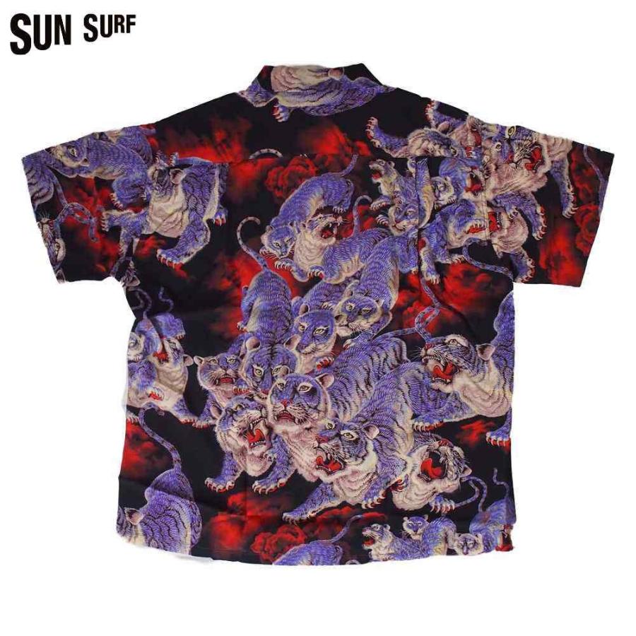 SUN SURF/サンサーフ 　アロハシャツ「ONE HUNDRED TIGERS」ブラック　スペシャルエディション　　　Mサイズ　 送料無料 | SUN SURF | 01