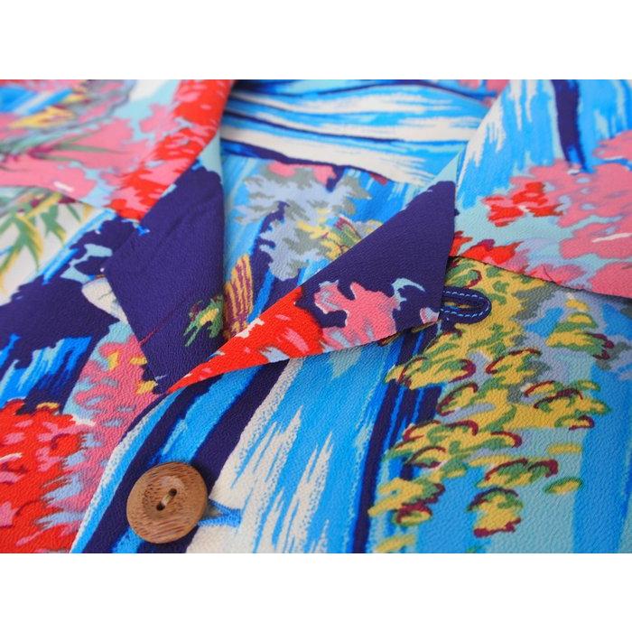 SUN SURF/サンサーフ 　レーヨンハワイアンシャツ「SWALLOW WILDLY FLUTTERING」ネイビー　　　Mサイズ　 送料無料 | SUN SURF | 02