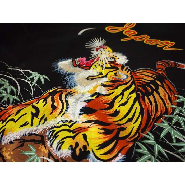 A7人気シール帳 テーラー東洋 　スカジャン　“KOSHO & CO.” Special Edition “BAMBOO & TIGER” × “TIGER PRINT” ブラック　リバーシブル　　 大（L）サイズ 【OCQ1209373422】(43450円)