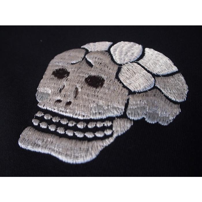 スカジャージ　テーラー東洋 　SUKA CREW SWEAT EMBROIDERED “SKULL & SNAKE”　ブラック　Mサイズ | TAILOR TOYO | 03