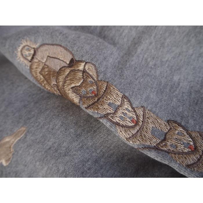 スカジャージ　テーラー東洋 　SUKA ZIP PARKA EMBROIDERED “ALASKA”　グレー　Mサイズ | TAILOR TOYO | 04