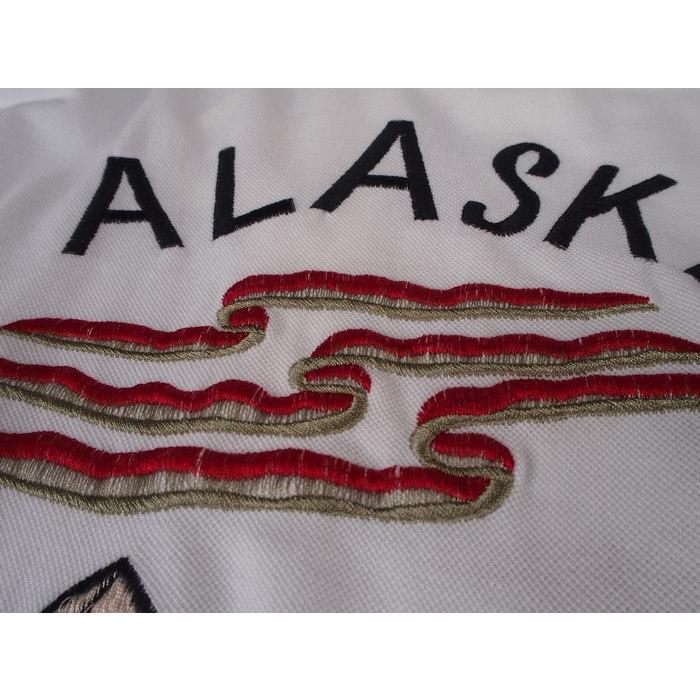 テーラー東洋　半袖POLOシャツ　SUKA POLO SHIRT EMBROIDERED “ALASKA”　ホワイト　Mサイズ | TAILOR TOYO | 05
