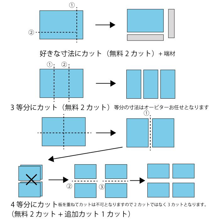 カット加工　追加用 アクリル板 塩ビ板  店内サンプルサイズを除く全ての板が対象です | ブランド登録なし | 04