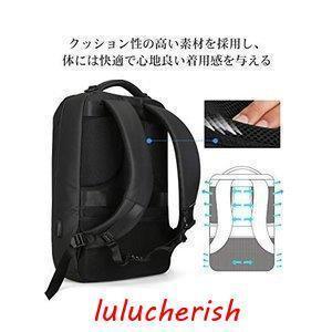 バックパック完全防水ビジネスリュックメンズ用30L大容量盗難防止ラップトップバッグ17インチパソコン対応黒｜orca7010-store｜13