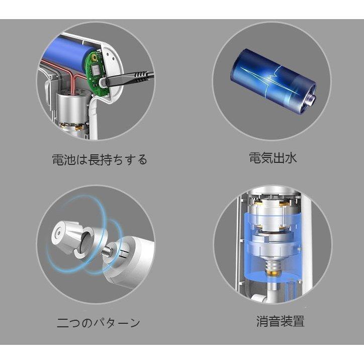 電動じょうろ 噴霧器 霧吹き 全自動霧吹きスプレー 電動式 消毒 ジョウロ 容器 2000mA電池内蔵 園芸 水やり掃除に最適 グリーン 最大5時間連続使用｜orca7010-store｜03