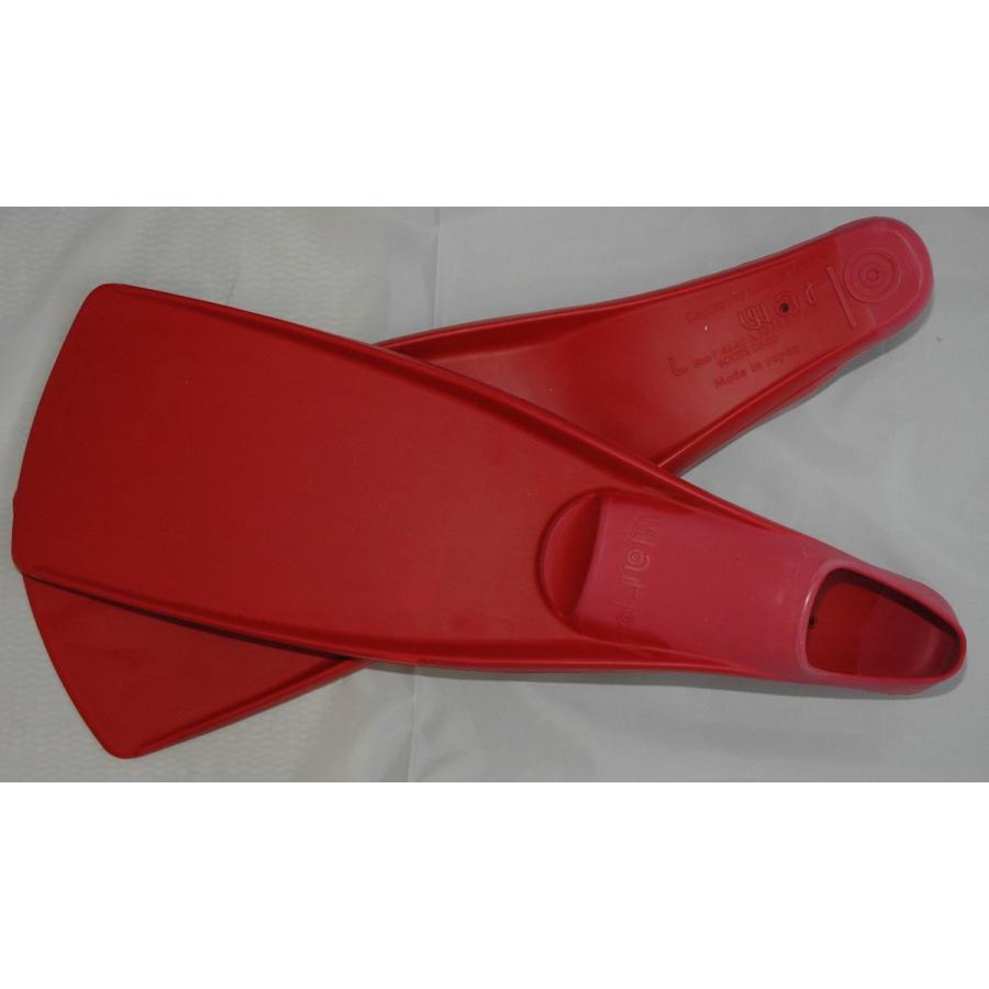s6369）GULL ガル warp ワープ フィン RED Lサイズ Mサイズ 2足