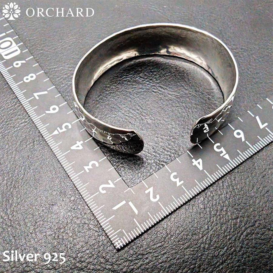 シルバー925 バングル Silver 925 メンズ レディース ハンマード 