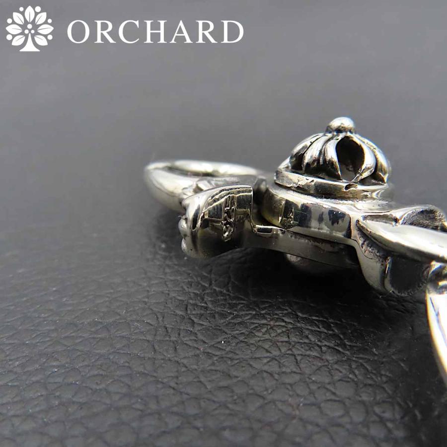 シルバー925 キーリング キーチェーン キーホルダー クロス フローラルクロス ダガー 短剣 925 Silver｜orchard｜05