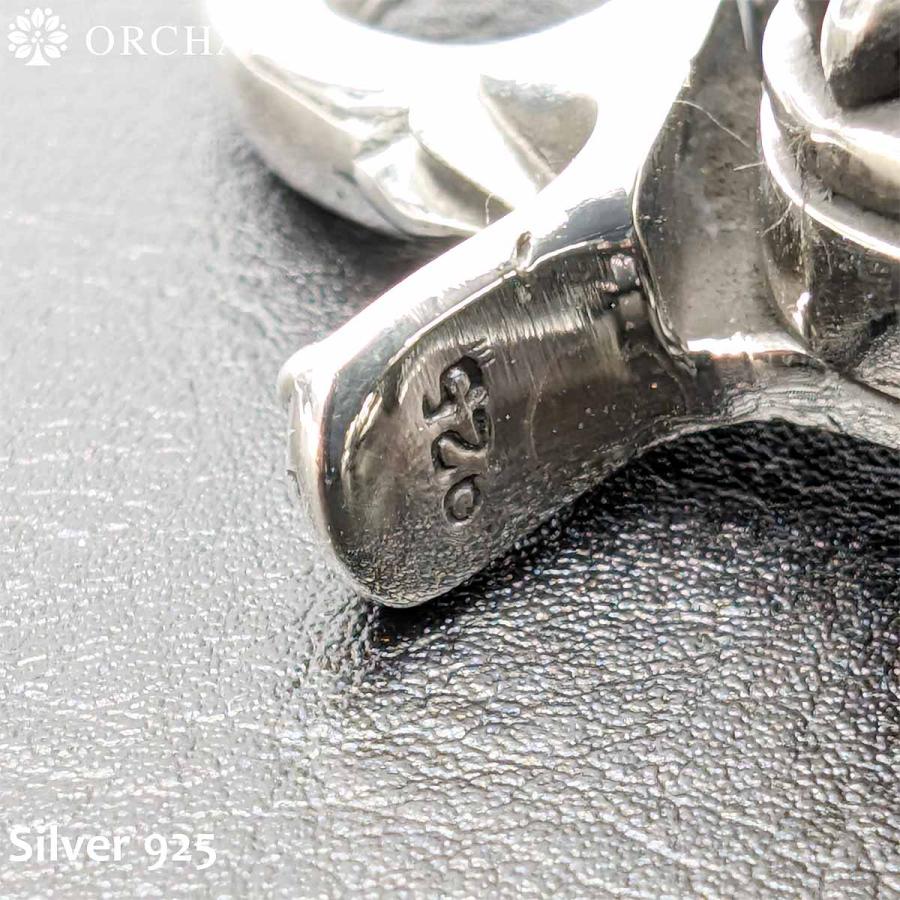 シルバー925 Silver925 キーチェーン クロス ナスカン 喜平チェーン 二