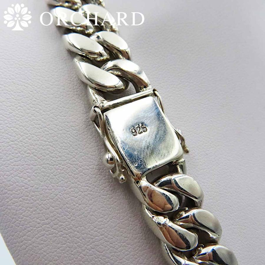 mai　ネックレス　シルバー925 シルバー925 チェーンネックレス 喜平 2面カット マイアミキューバン