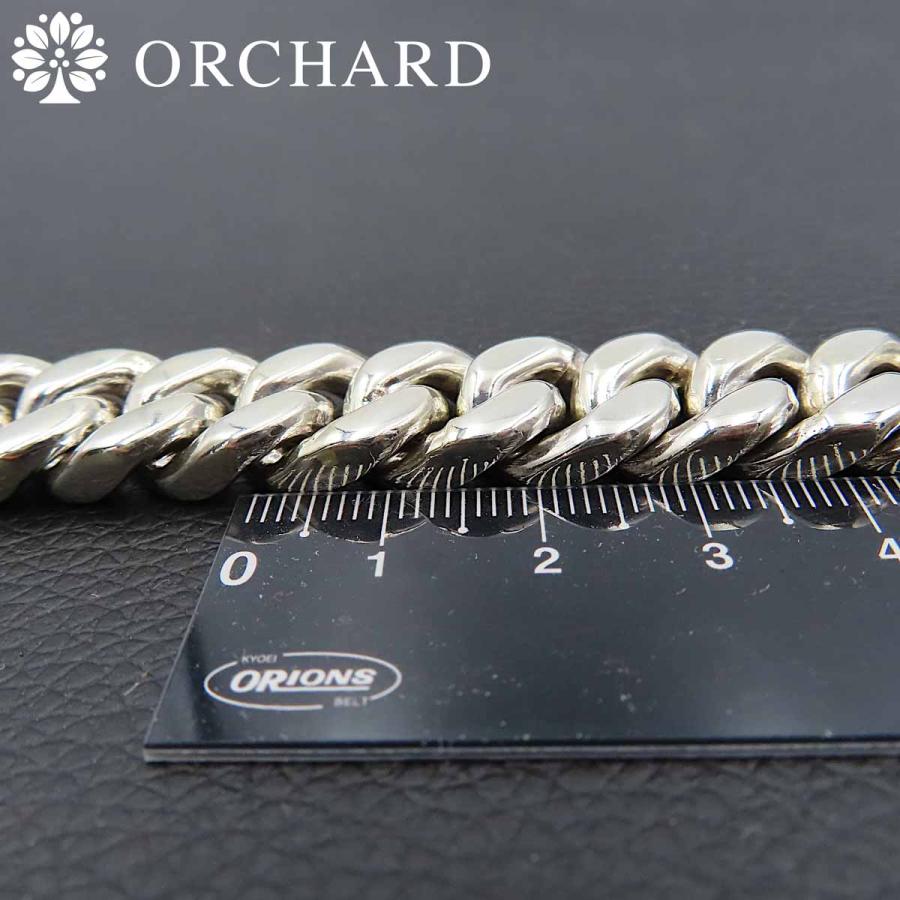 45cm シルバー925 ネックレス マイアミキューバン チェーン 喜平 喜平