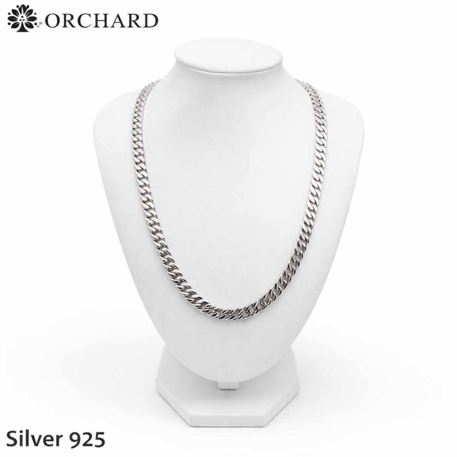 マイアミキューバンチェーン ネックレス シルバー925 喜平ネックレス 60㎝ 60cm 幅8mm シルバー925 ネックレス マイアミキューバン チェーン 喜平