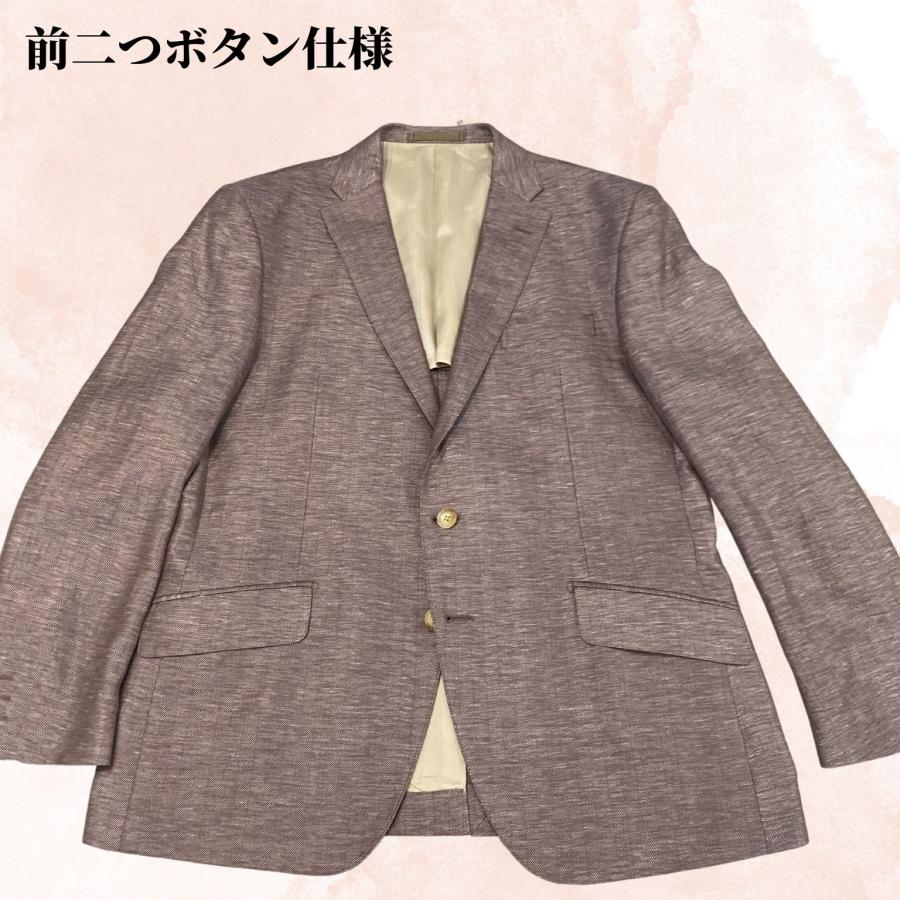【新品未使用タグ付き】アーバンリサーチ REDA高級ジャケット　春夏 ジャケット レダ Reda エンジ 色 アウトレット商品 ＜限定一着＞ 麻と