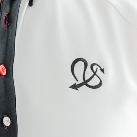メンズゴルフウェア 白 ポロシャツ ストレッチ素材 撥水  ボタンダウンシャツ シンプル かっこいい｜order-suit-seigaya｜06