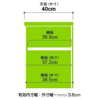 送料無料 日本製 本棚 収納 棚 オーダー本棚 奥行40cm 高さ135cm 幅57cm 標準棚板 オーダーマルチラック F★★★★の画像