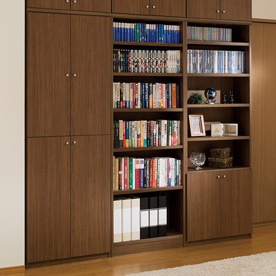 送料無料 日本製 本棚 収納 棚 オーダー本棚 奥行31cm 高さ149.9cm 幅30cm 強化棚板 オーダーマルチラック F★★★★品質の画像