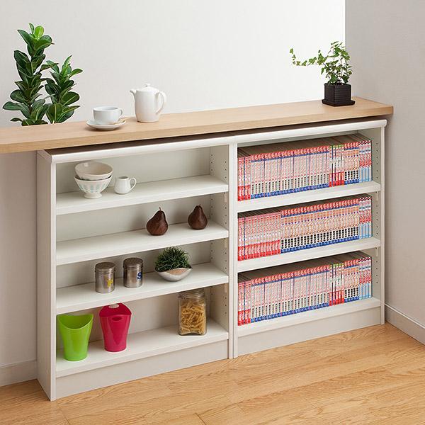 日本製 F★★★★ オーダー本棚 大容量 奥行40cm 高さ80cm 幅25cm 強化棚板 オーダーマルチラック おしゃれ レコード 本棚 書類 大量収納 カラーラック