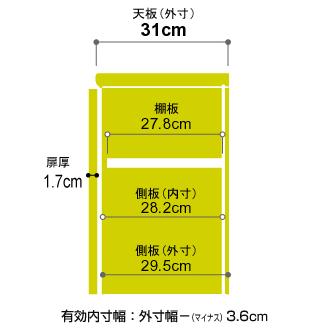 送料無料 本棚 扉付き オーダー 大容量 書棚 オフィス オーダーマルチラック 奥行31cm 高さ200cm 幅45〜90cm 耐荷重タイプ_1