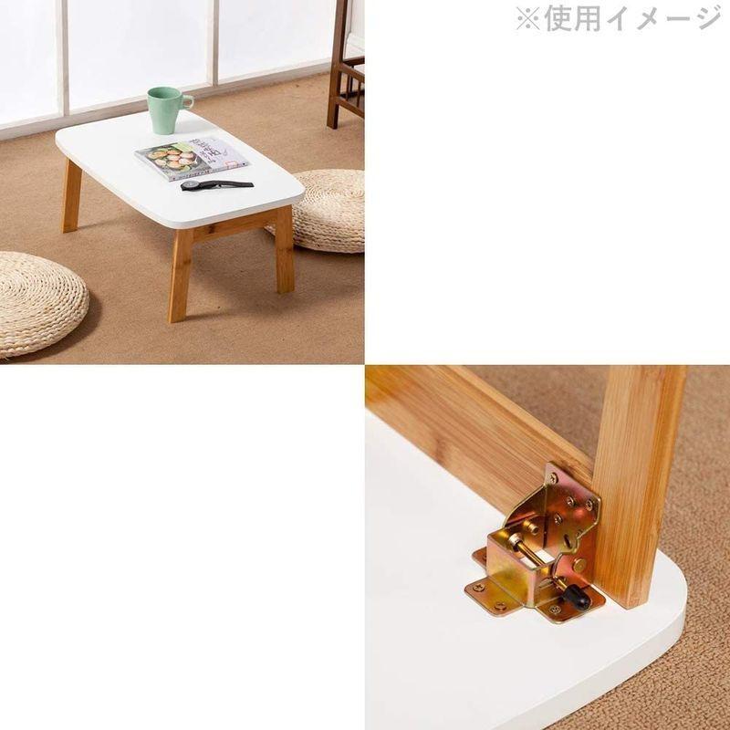 アウプル 折りたたみ テーブル 天板 脚 接続用 金具 4個セットdiy オリジナル テーブル 製作 部品 補修 交換 パーツ ブロンズ 生まれのブランドで