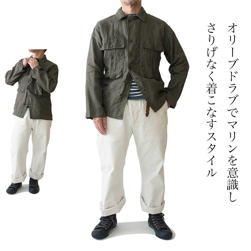 10%OFFクーポン利用可】m43hbt リネンジャケット ミリタリー 10%OFFクーポン利用可】m43hbt リネンジャケット ミリタリー