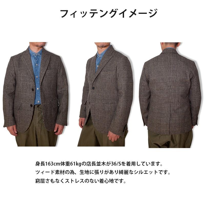 ツィードジャケット テーラードジャケット メンズ シングル ピークドラペルジャケット グレンチェック ヘリンボーン S M L 二つボタン Peakedlapeljk Ordinary Truth 通販 Yahoo ショッピング