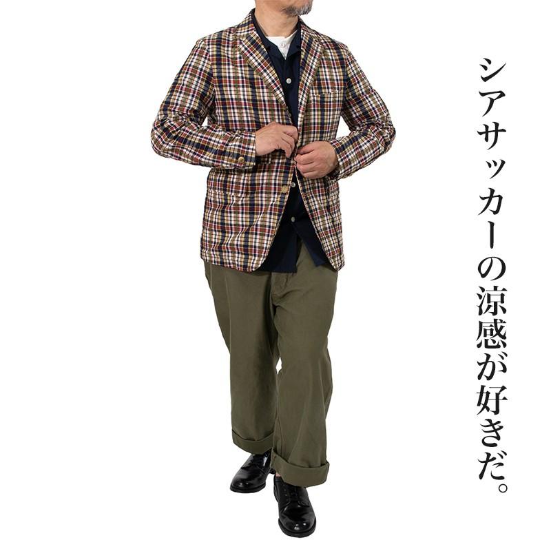 マドラスジャケット シアサッカージャケット サマージャケット メンズ コットンジャケット アイビー トラッド Suckerchckjk Ordinary Truth 通販 Yahoo ショッピング