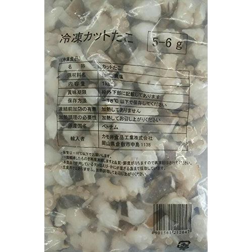 岩蛸 ボイルカット タコ たこ 1kg 1個5 6g 10袋 たこ焼
