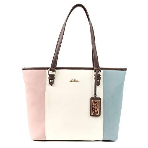 クレリア Clelia ファッション トートバッグ ビジネス レディース トリコロール そんな女性のわがままを叶えるブランド Clelia Br Br A B07xlm5r4q 2103 クレリア 対応 ビジネスシーンでも使える A B07xlm5r4q 2103 底鋲付き Oregongo ビジネス