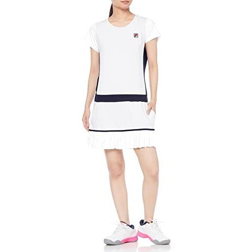 公式 Fila フィラ フィラ Xl ホワイト レディース Vl2392 ワンピース テニススカート テニス ウエア Aliuminium Lt