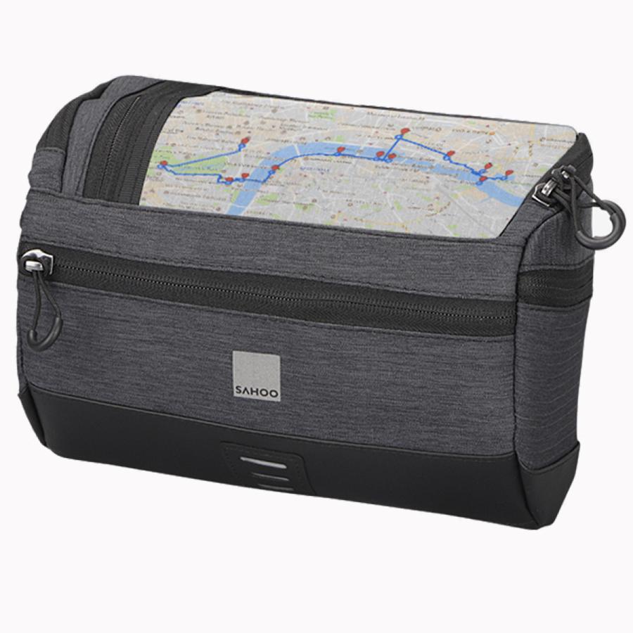 SAHOO ハンドルバッグ 111459-SA 2L 自転車 フロントバッグ バッグ 防水 グレー ハンドルバーバッグ カゴ 自転車 バッグ 小物入れ折りたたみ自転車 サフー |  | 13