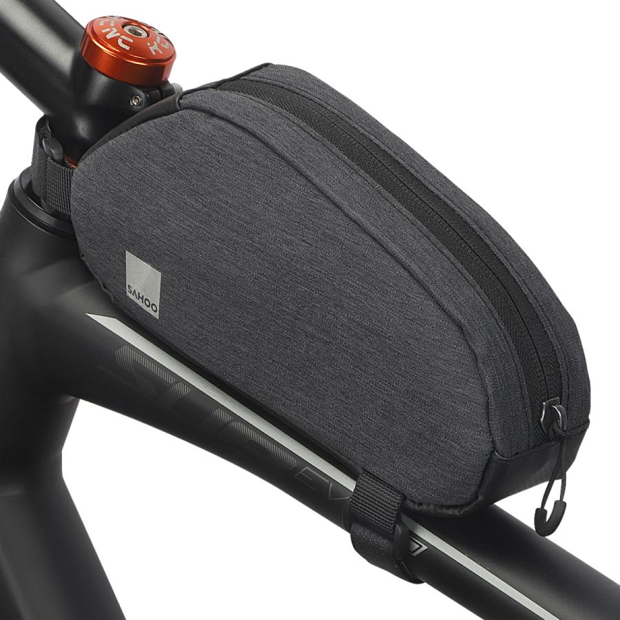 SAHOO 1L 防水 トップチューブバッグ 121468-SA アクセサリー 収納 黒 ブラック フレームバッグ ツールバッグ ロードバイク マウンテンバイク サフー |  | 09