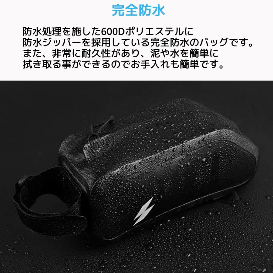 SAHOO 1L トップチューブバッグ 122009 アクセサリー 収納 防水 撥水 フレームバッグ ツールバッグ バイク ロードバイク バッグ サイクリングバッグ サフー 小型 |  | 02