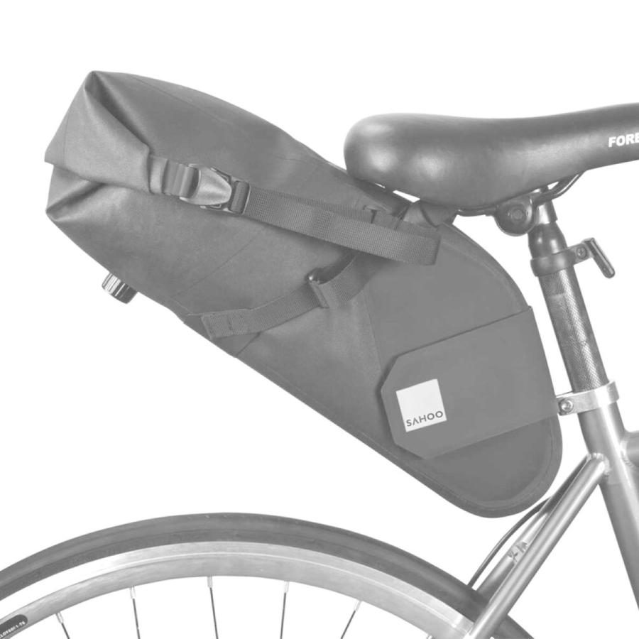 SAHOO 7L 防水 サドルバッグ 132034 シートバッグ リアバッグ アクセサリー 荷物 収納 自転車 バイク ロードバイク マウンテンバイク サフー ブラック 黒 |  | 11