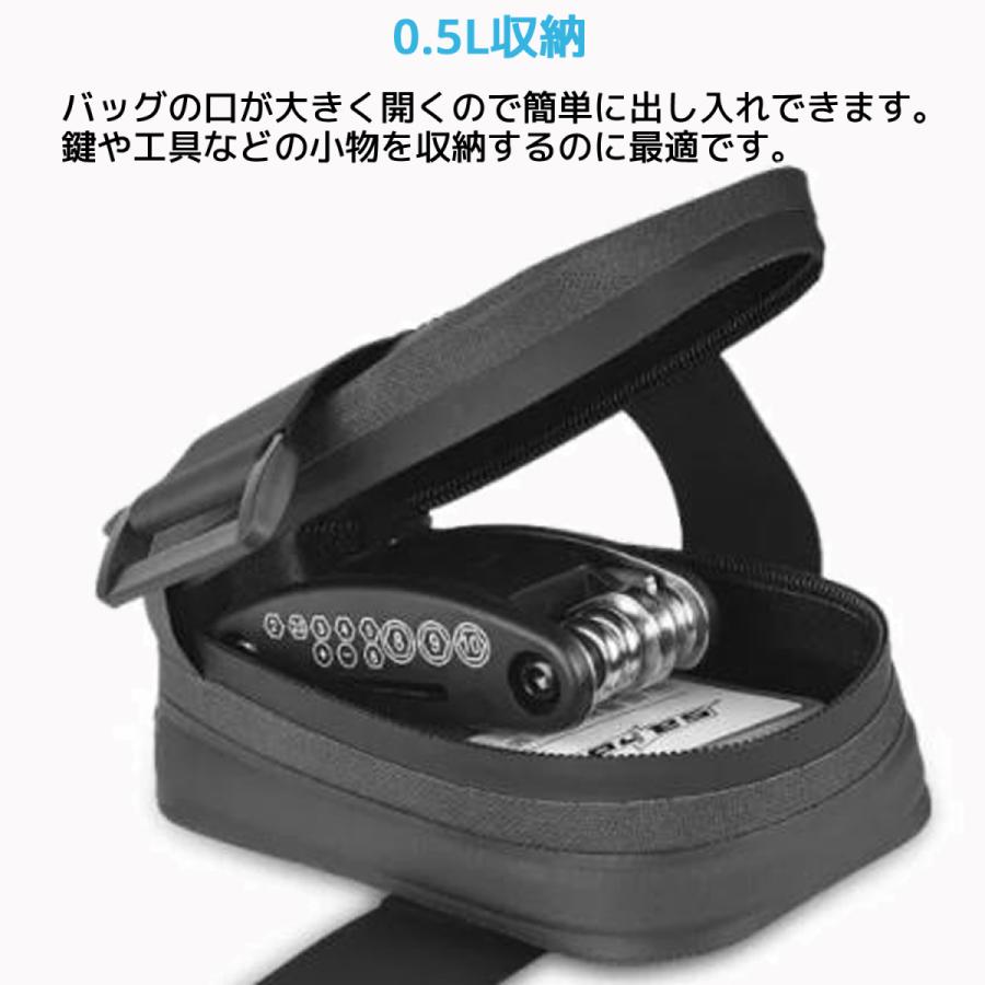 SAHOO 0.5L サドルバッグ 132036 防水 撥水 軽量 シートバッグ リアバッグ 小型 リア 荷物 収納 バイク 自転車 シートポストバッグ ツールバッグ サフー |  | 02