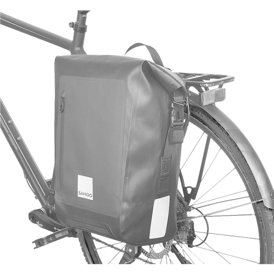 SAHOO 防水 20L パニアバッグ 142047 大容量 収納 自転車 サイド