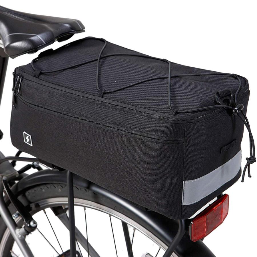 SAHOO リアバッグ 142091 8L 防水 撥水 軽量 自転車 パニアバッグ キャリアバッグ 荷台 荷物 収納 大容量 サフー リア バッグ ママチャリ 折りたたみ自転車 |  | 07