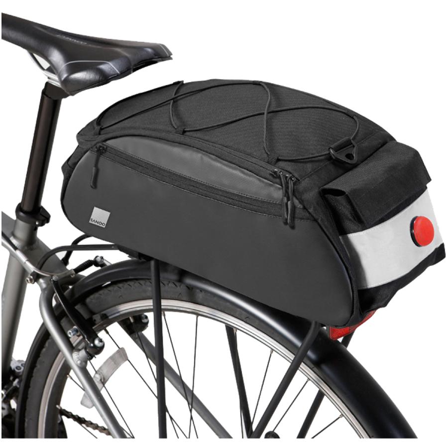 SAHOO リアバッグ 142093 10L 大型 防水 撥水 自転車 バイク パニアバッグ キャリアバッグ 荷台 荷物 収納 大容量 サフー バッグ  折りたたみ自転車 おしゃれ |  | 12